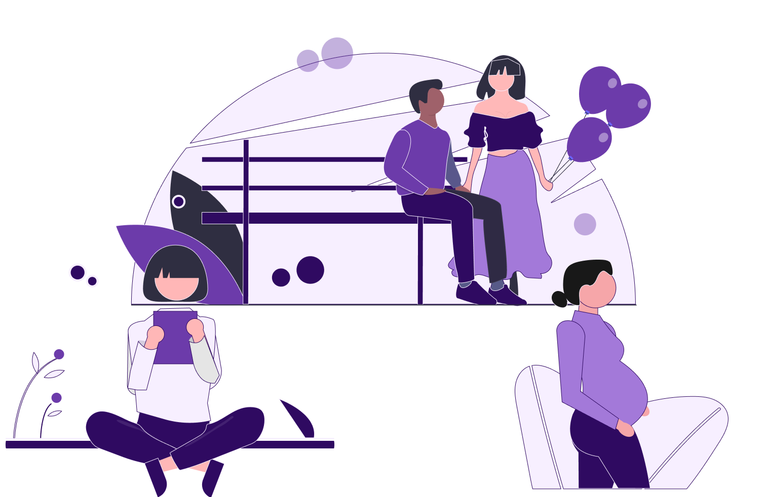 Person reading in a library (or similar location) full of books